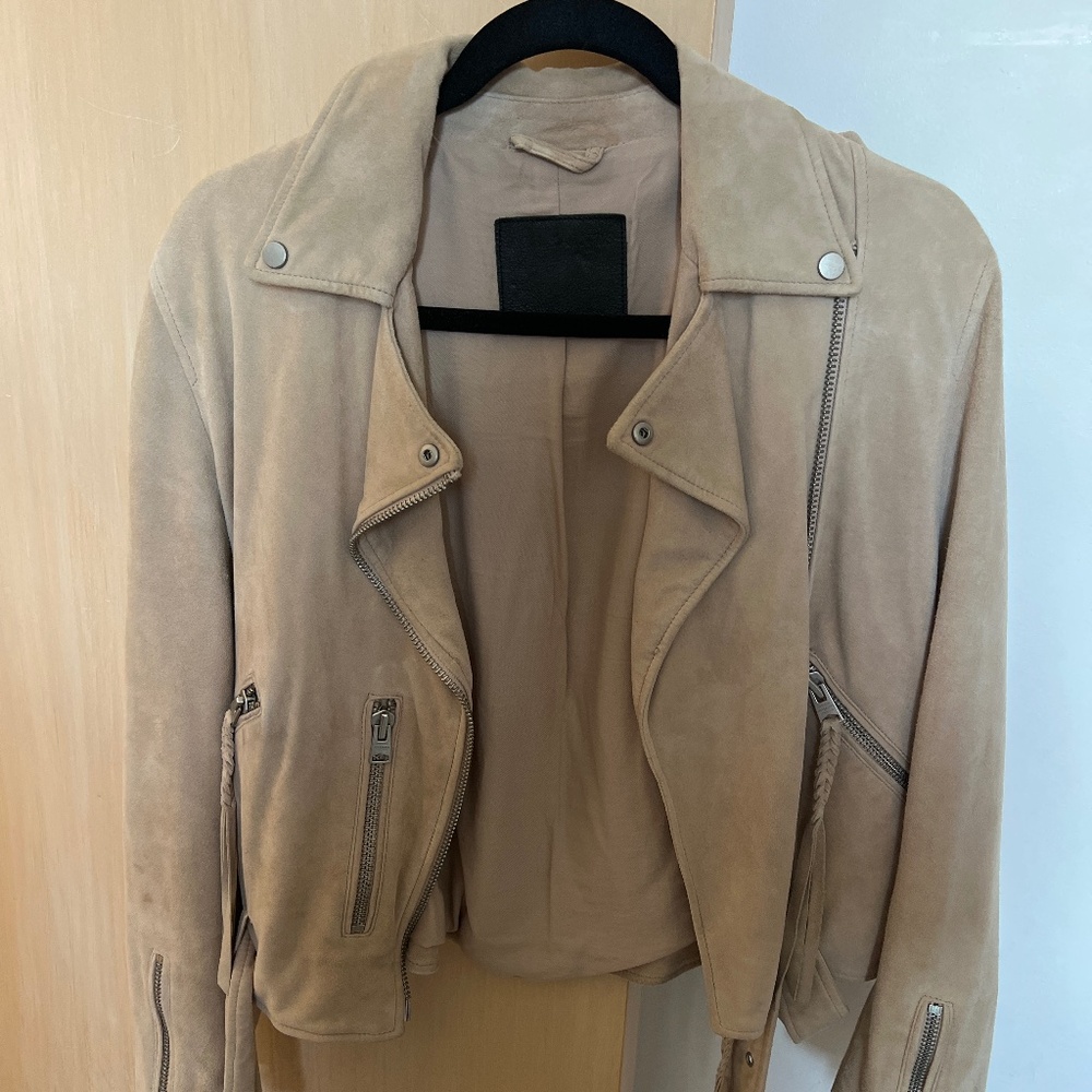 All Saints Suede Jacket